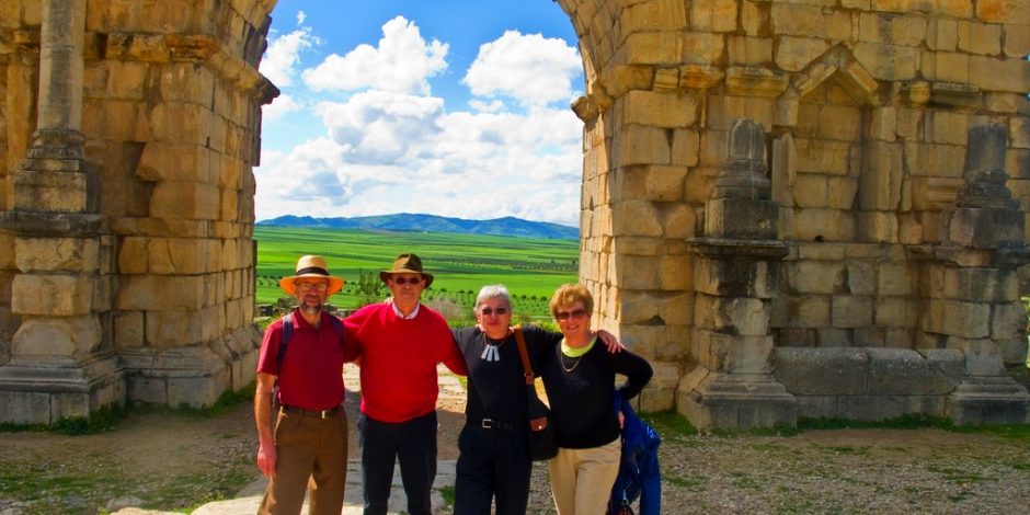 volubilis tourist photo souvenir